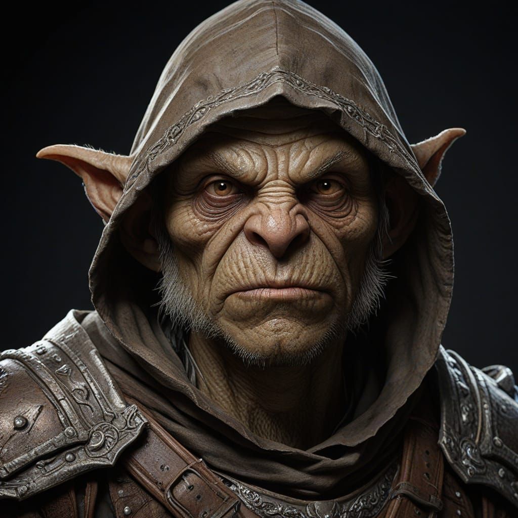 Goblin Warrior in Elegant Armor