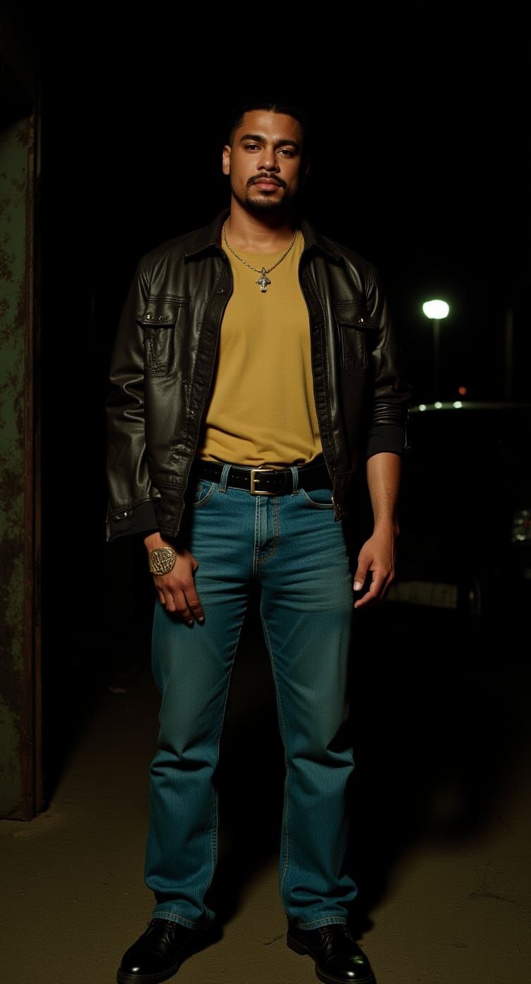 Faleolo Alailima as Lucky 7 Bouncer in Gritty Film Noir