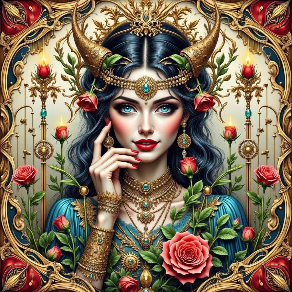 Steampunk Goddess of Ancient Secrets