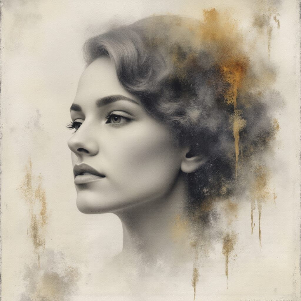 Double Exposure Journal Entry with Spirit