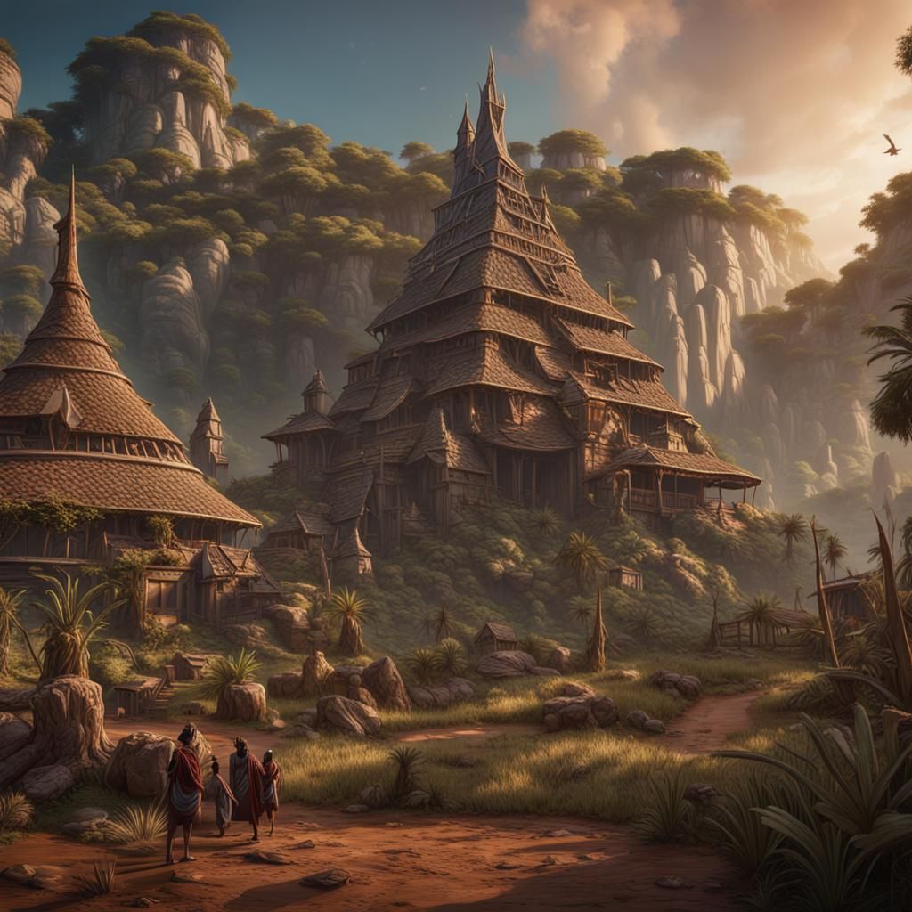 Afrikaans Bambata and the Zulu Nation: Detailed Matte Painti...