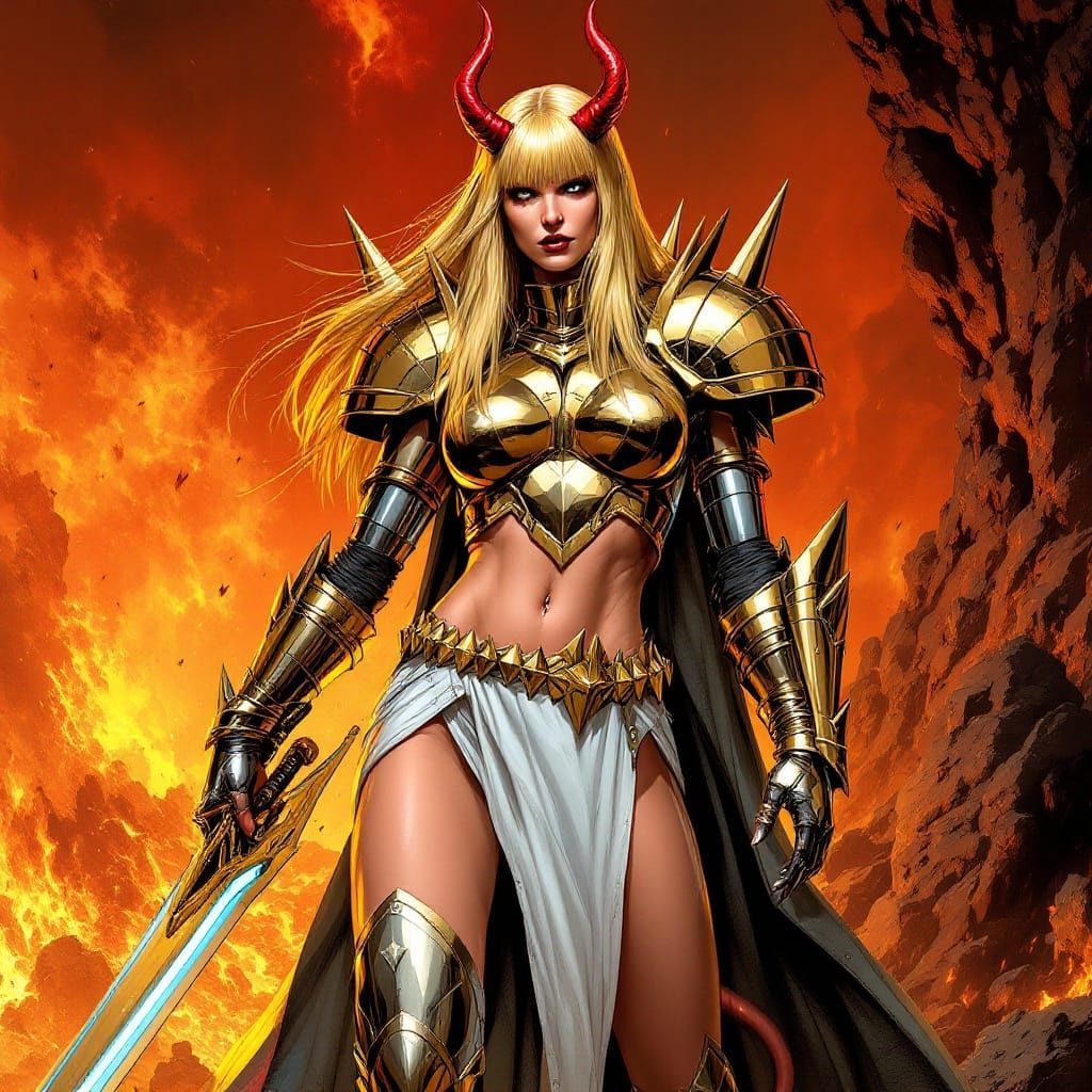 Marvel Magik in Darkchylde Chrome Armor