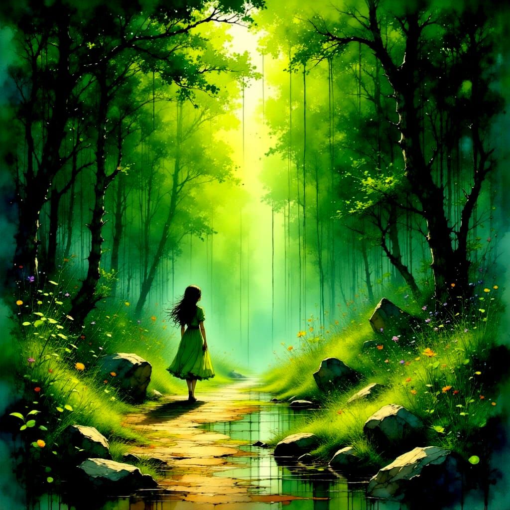 Once upon a time in a deep and dark forest…