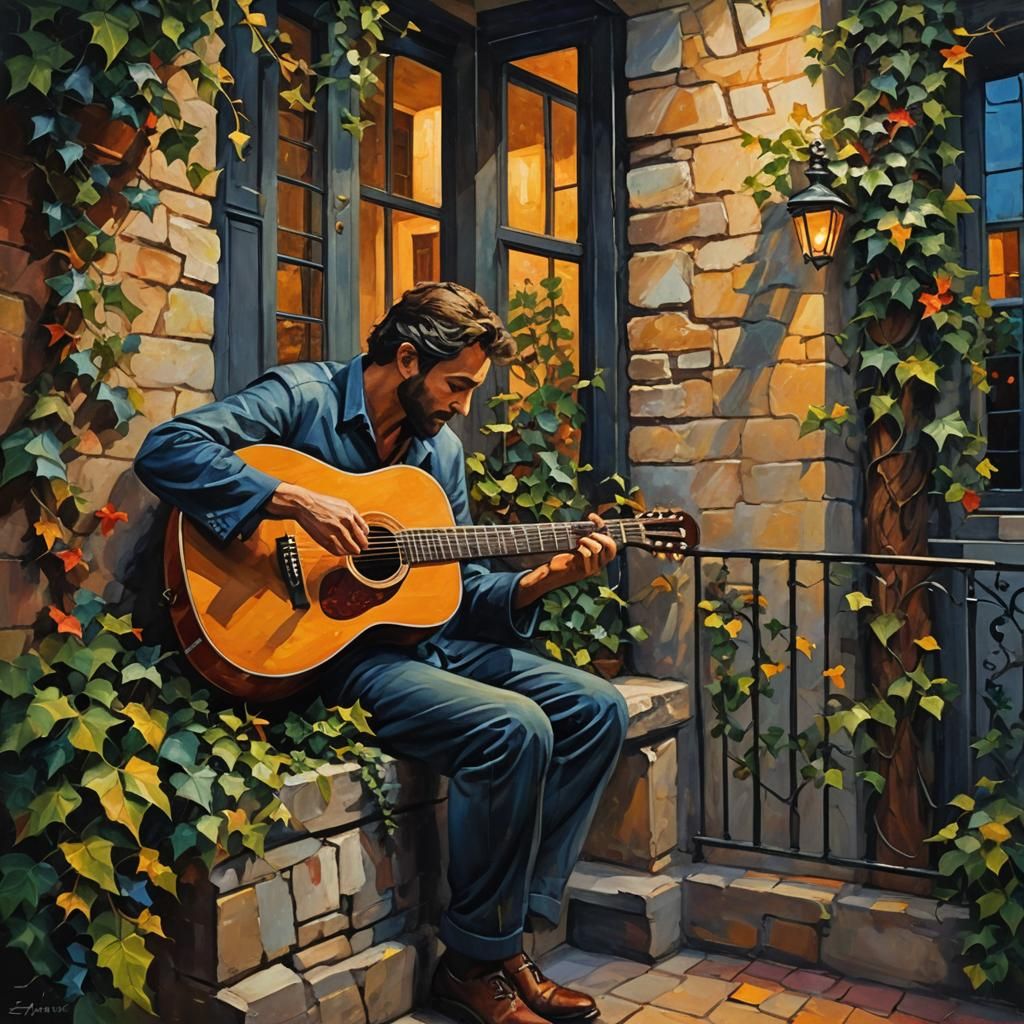 serenade on a balcony