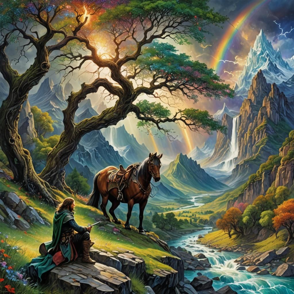 Aragorn Ranger in Middle-earth Valley