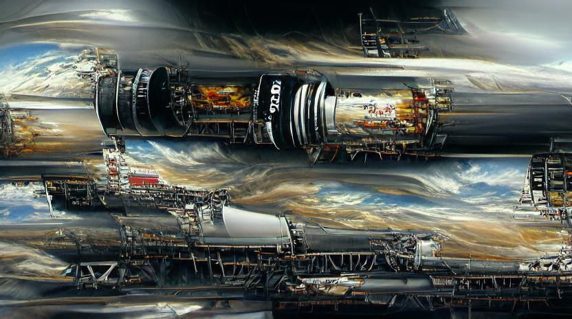 Saturn Concept Art in 8K Resolution