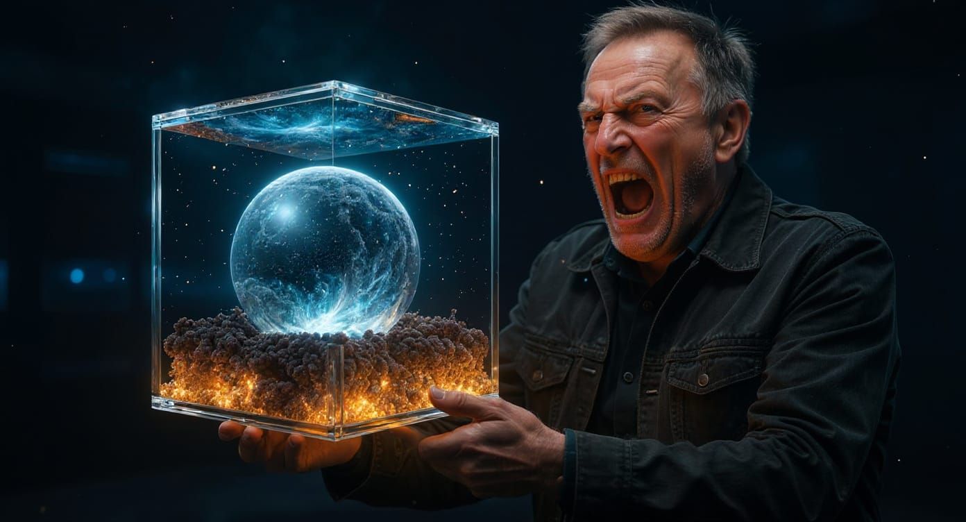 Infinite Universe in a Cube: Hyperrealistic 3D Art