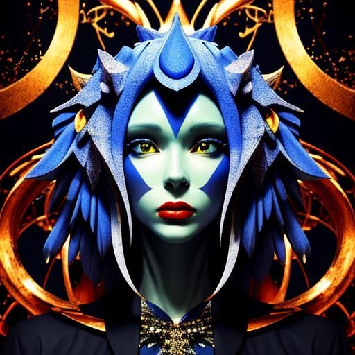 Surreal CGI Scene in Vivid Colors