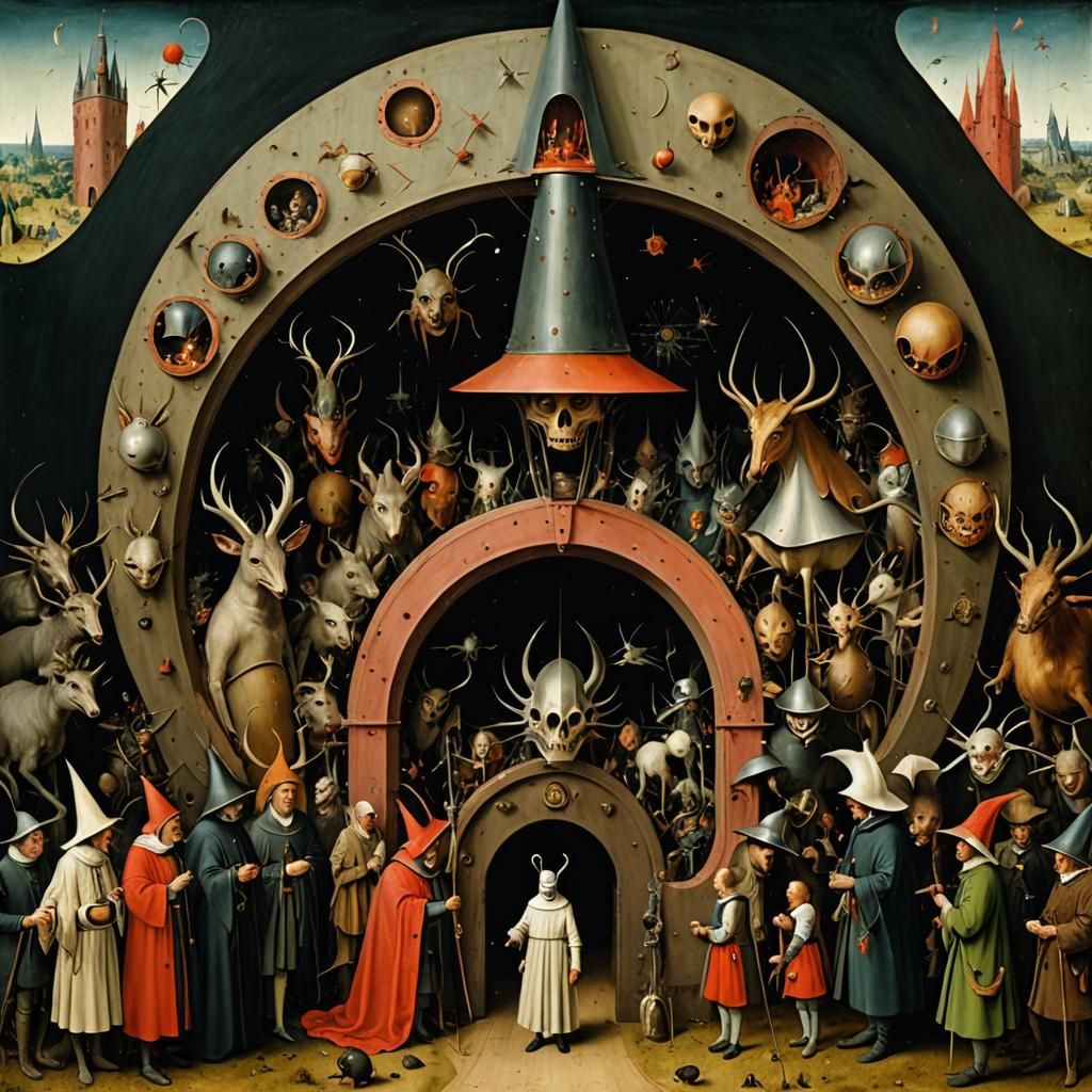 Retrofuturist Gate of Hell: Gilliam Meets Bosch