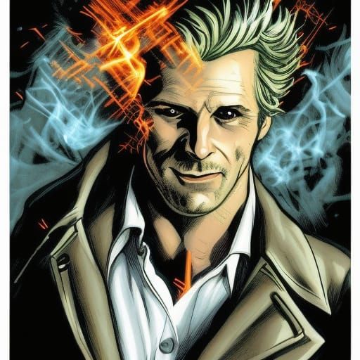 John Constantine Battles Demons with Magic Spells