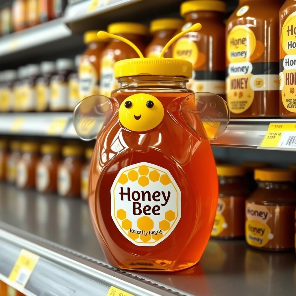 Honey Bee Honey company has released some new packaging idea...