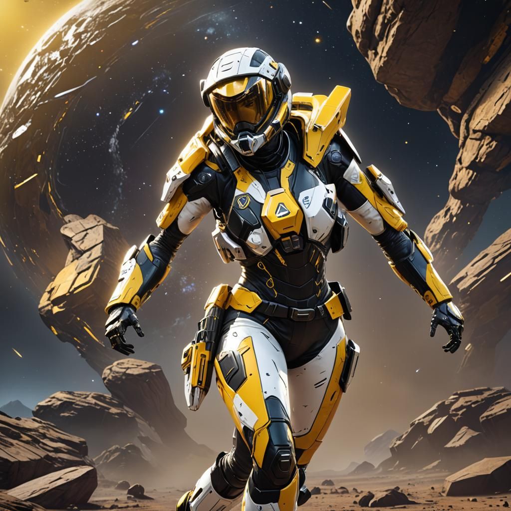 Black Space Patrol Delta Ranger in Cosmic Suit