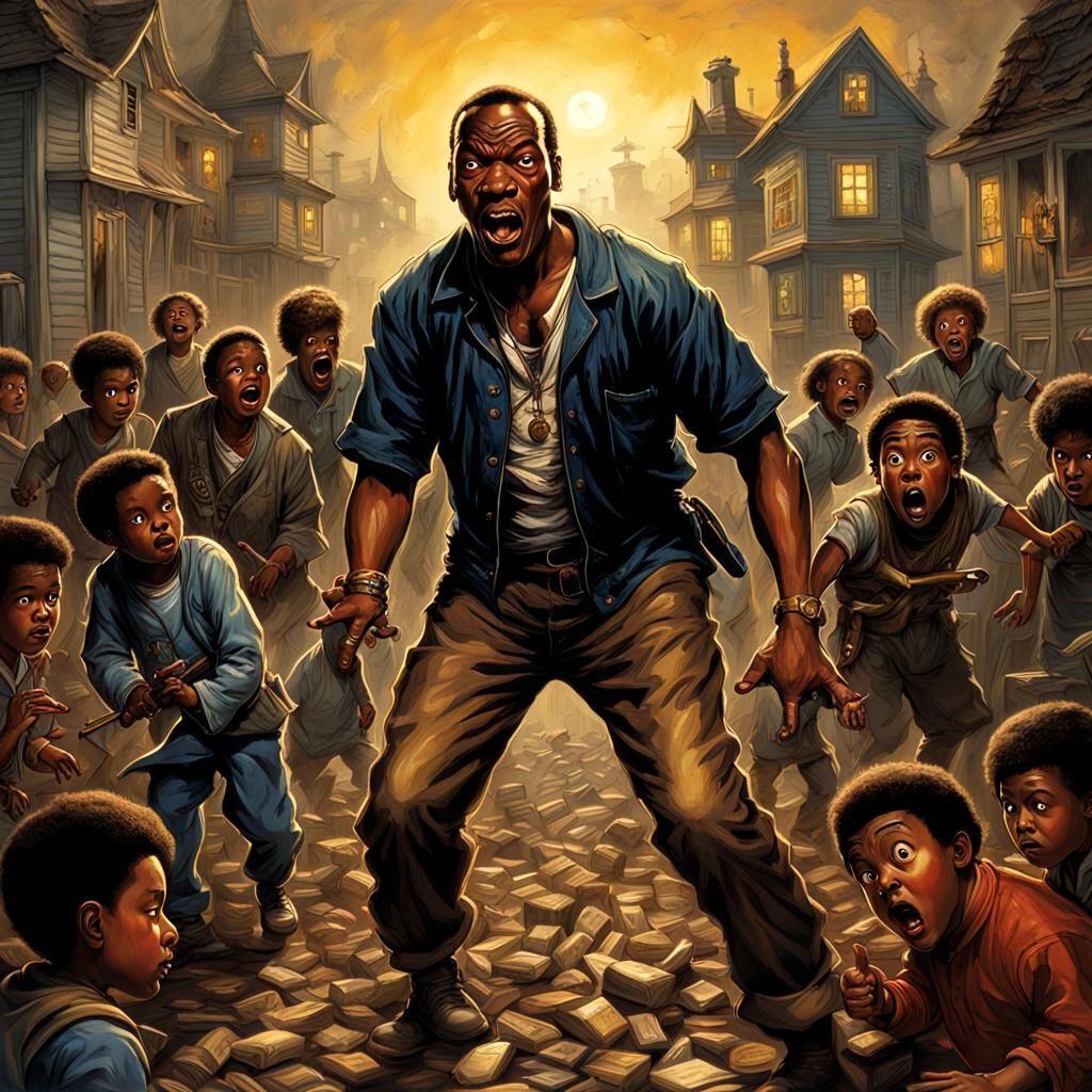 Horrific Grotesque Scene in Doré Style