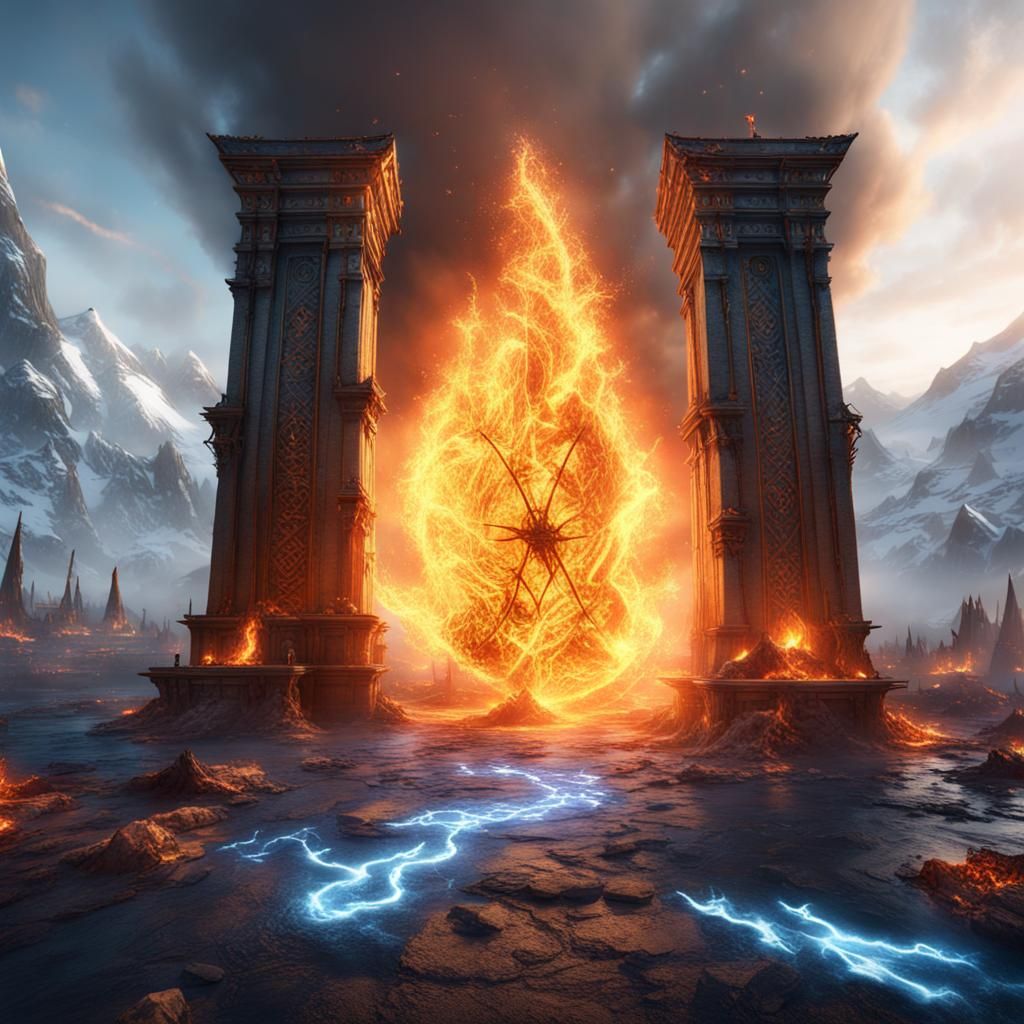 Wizards Duel: Fire, Ice, and Electricity