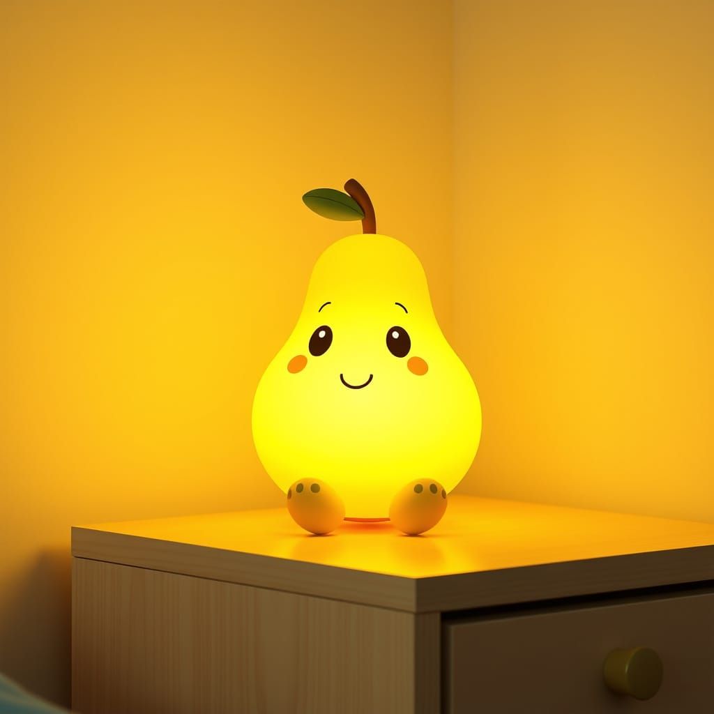 Pear lamp nightlight