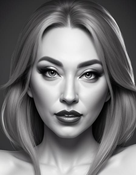 Surreal Portrait in a Playful, Adult Aesthetic