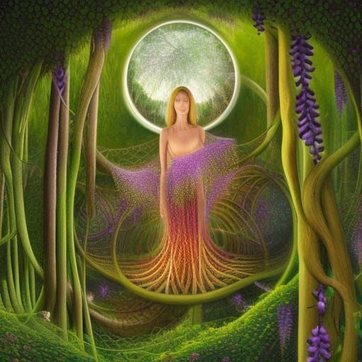 Wisteria Woman Hybrid on Stargazing Platform