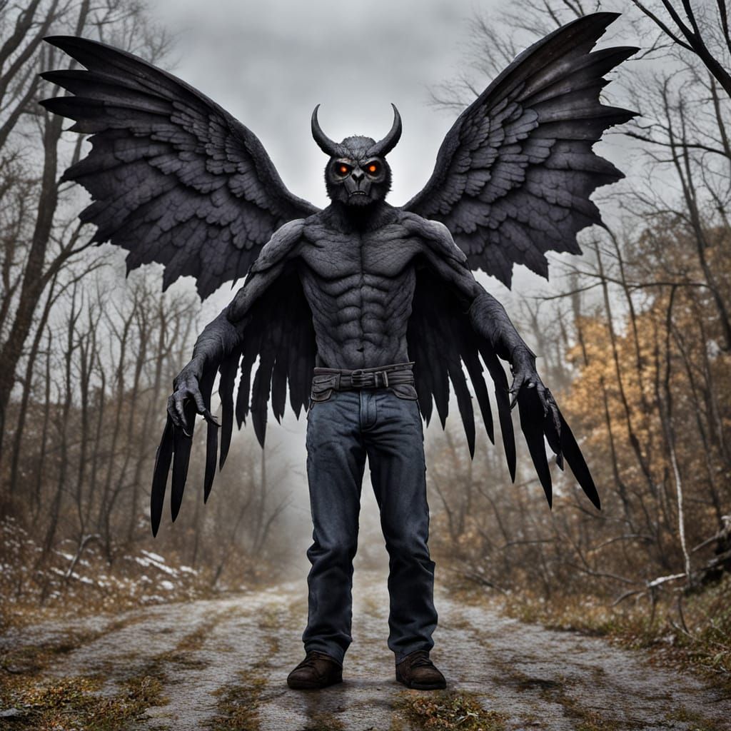 Mothman of West Virginia: Full Photo of Cryptid