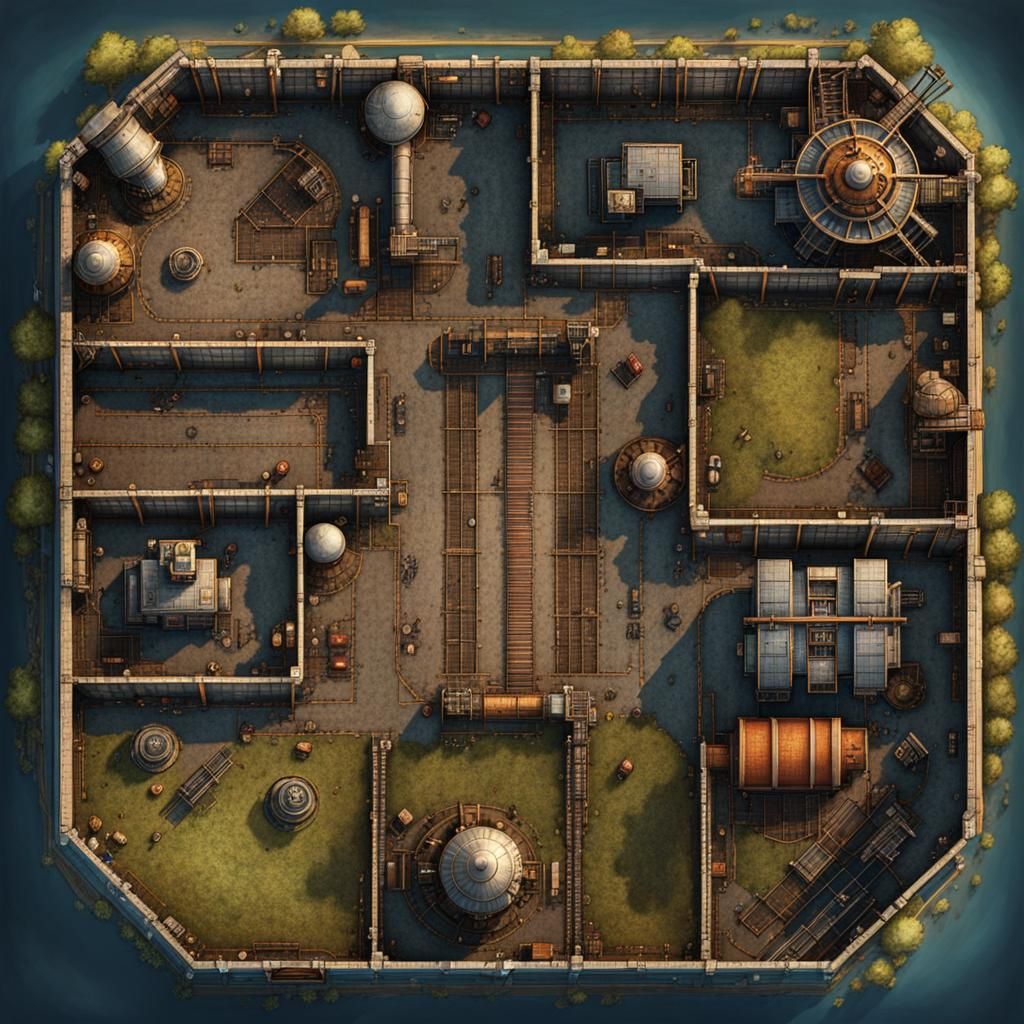 Factory battlemap