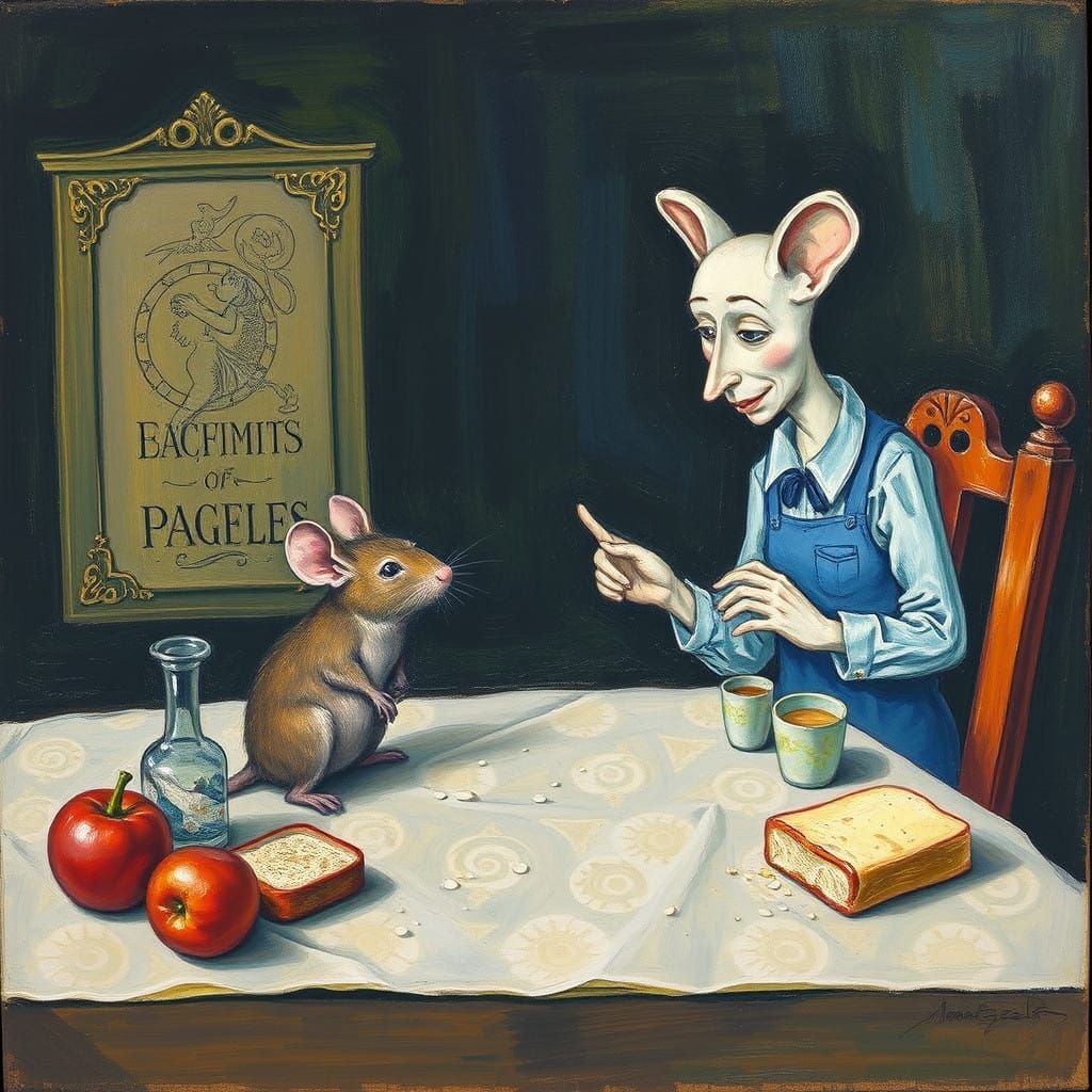 A Mouse's Desperate Struggle in a Forgotten World