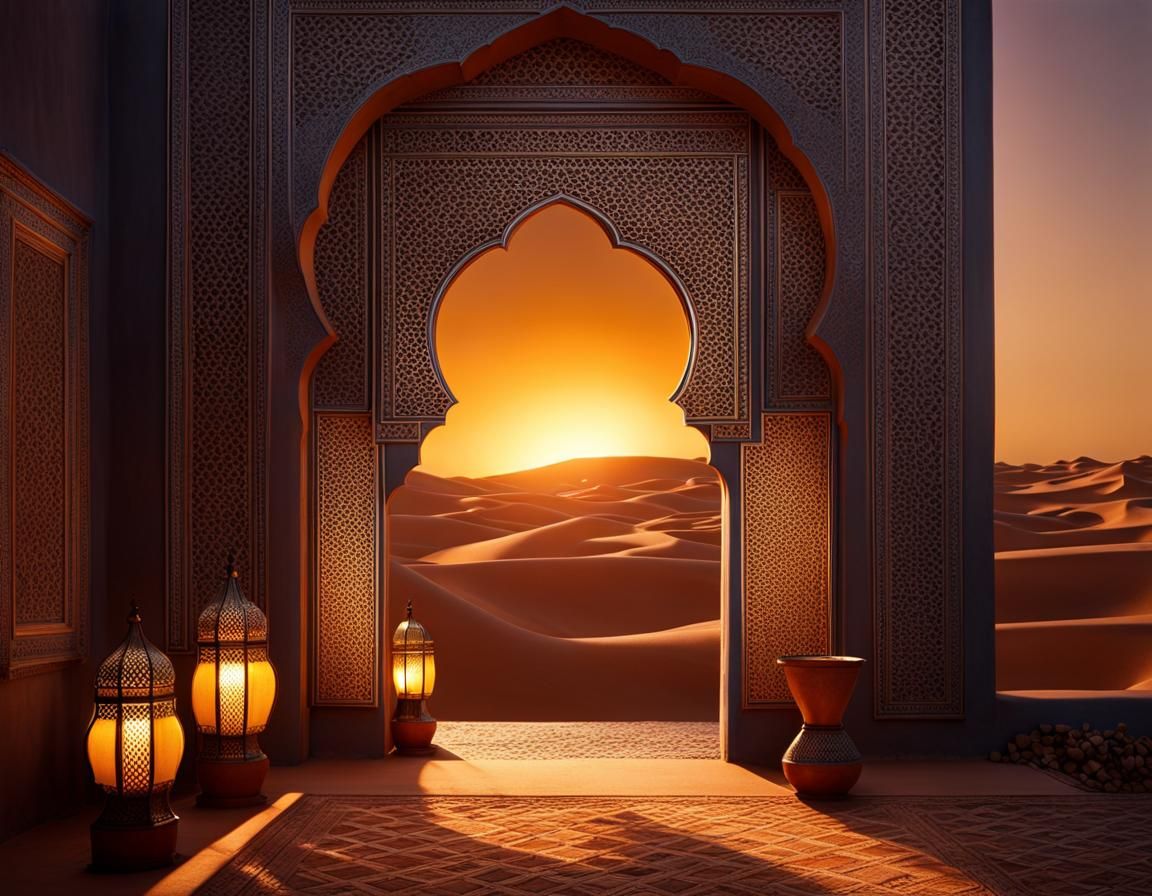 Morocco at Magic Hour: Cinematic Landscape