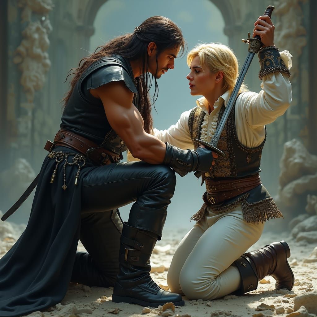 Pirate's Challenge: A Matte Painting in 8K