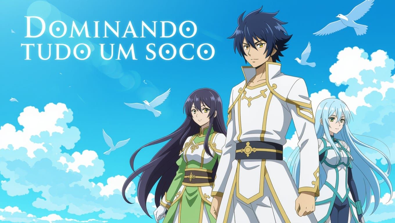 Anime Cultivators in a Mystical Landscape