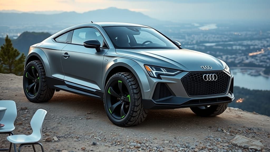 Matte Silver Electric Off-Road Audi TT Concept