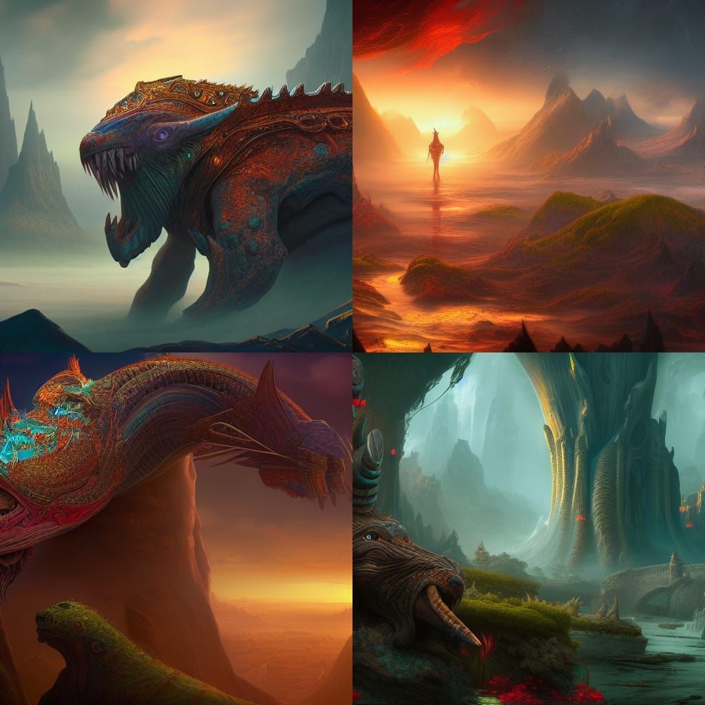 Oedipus Rex Blinds Himself Before the Sphinx