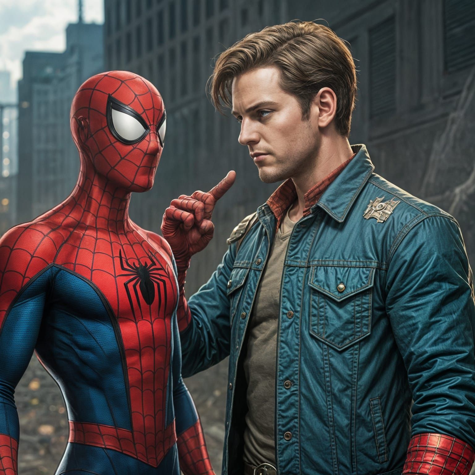 Hughie Campbell Suspicious of Spider-Man