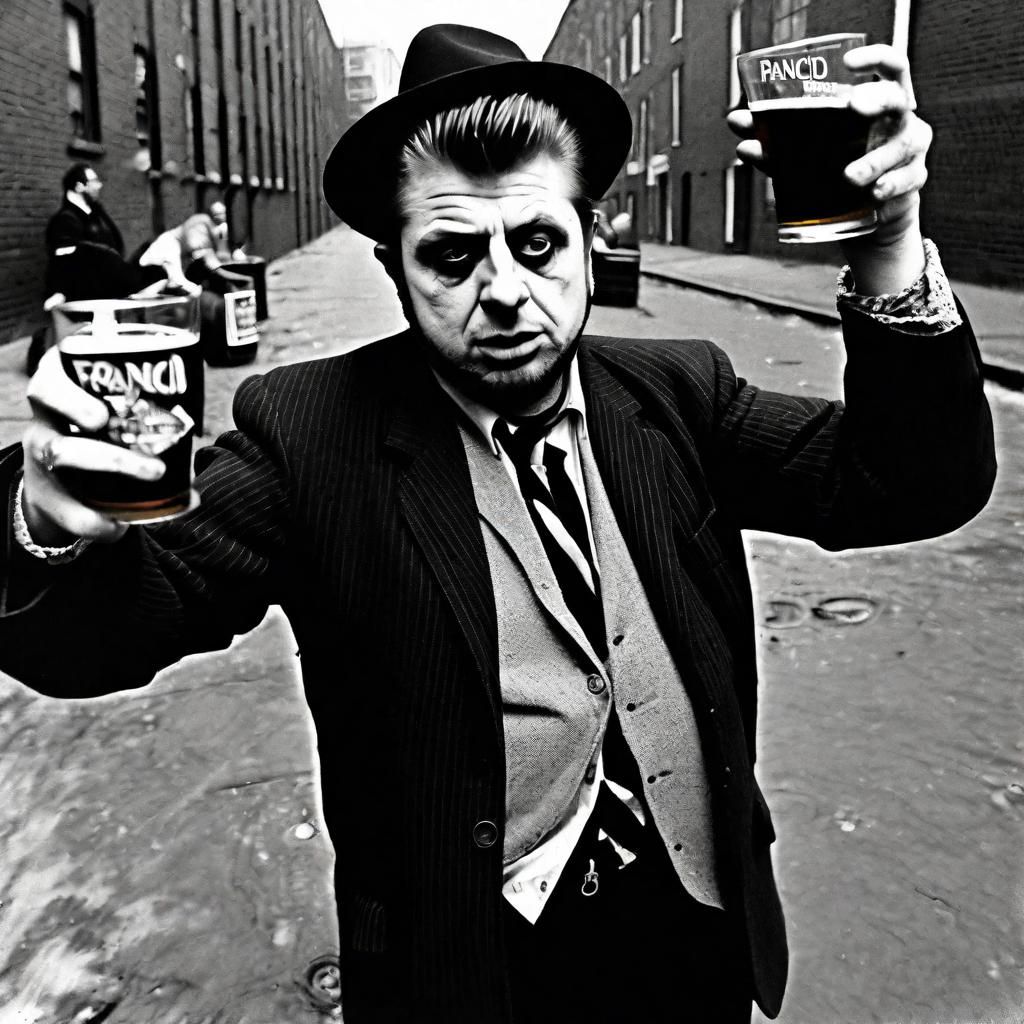 Francis Bacon Style Grotesque Figure Painting