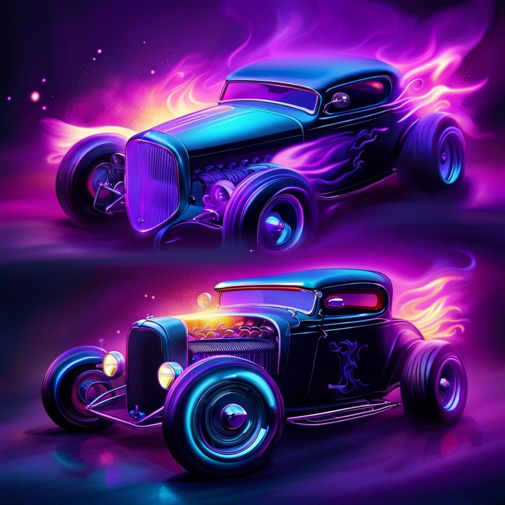 Purple Hot Rod