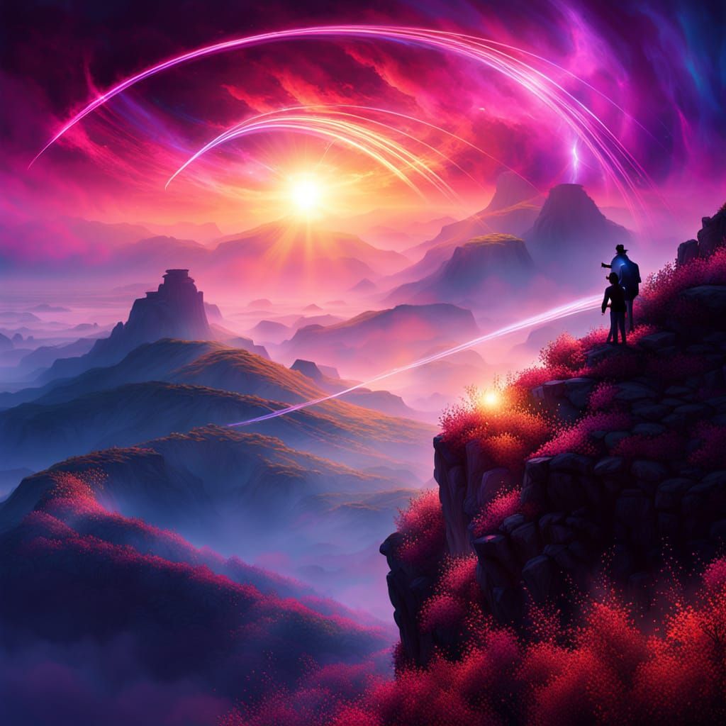 Futuristic Dreamers Reach for the Sky