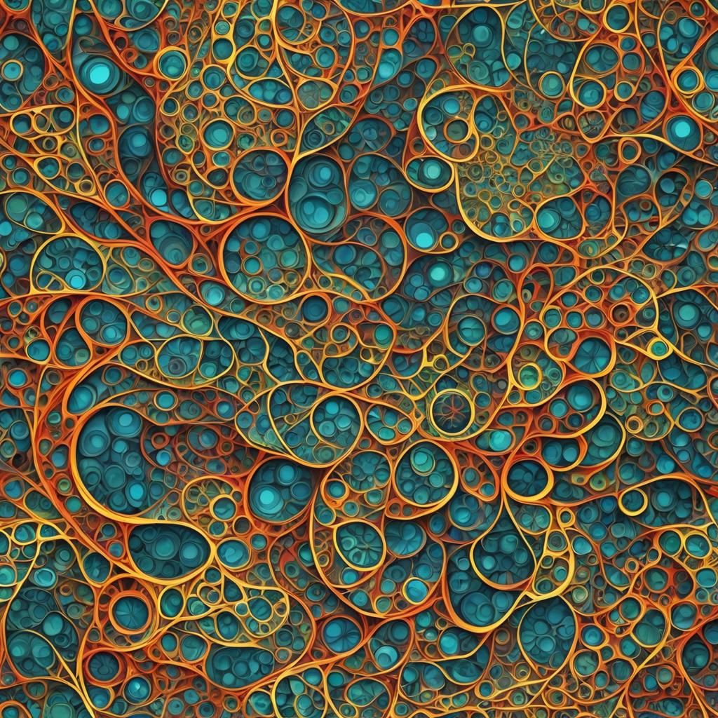 Abstract AI-Generated Curves and Waves in 3D