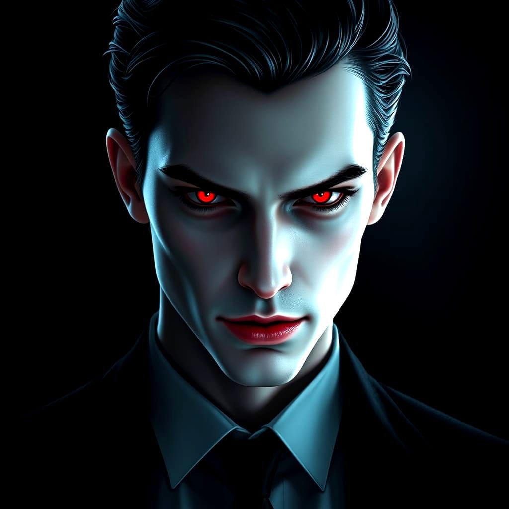 Epic Vampire Lord in Midnight Splendor