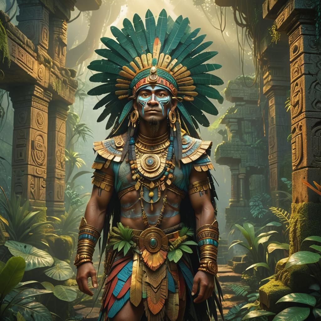 Aztec Jungle Fantasy Concept Art