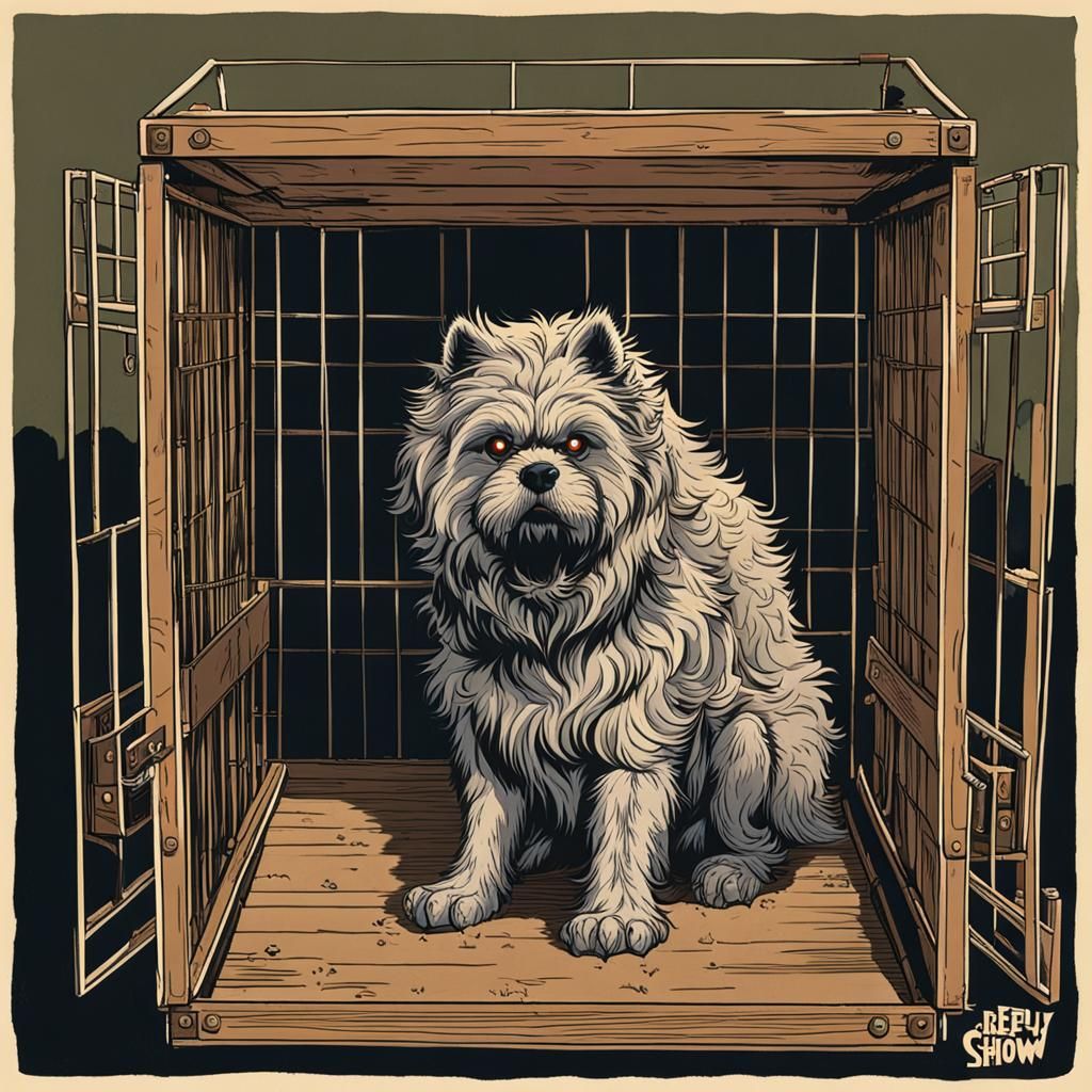 Creepshow Monster Emerges from Crate