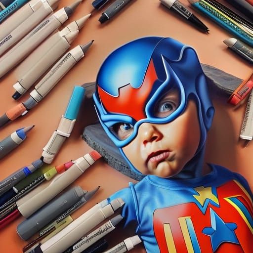 Photorealistic Superheroes in Hyperdetail