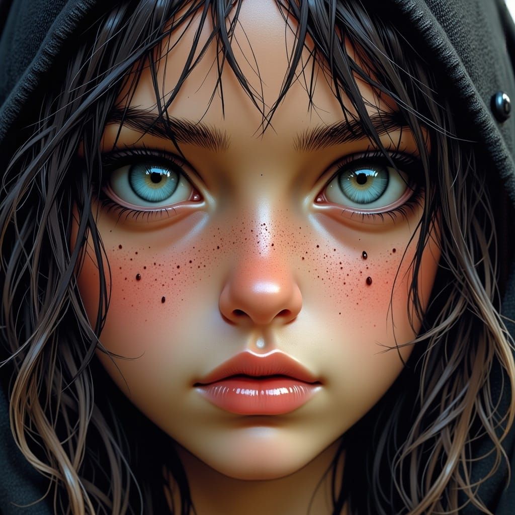 Expressive Eyes Portrait Using AI