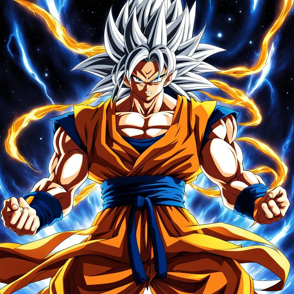 Goku Super Saiyan 5 Anime Style