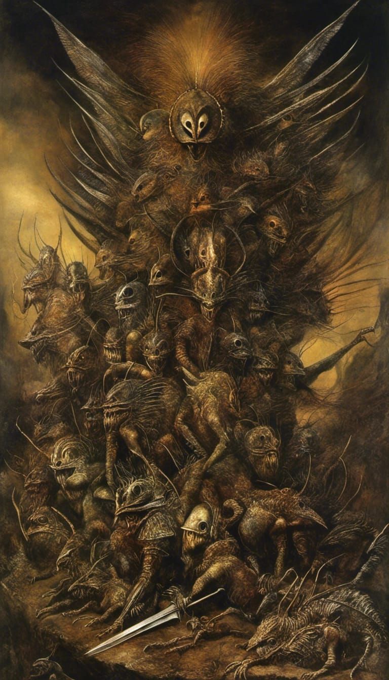 Orlando Enraged: Medieval Epic Fusion Art