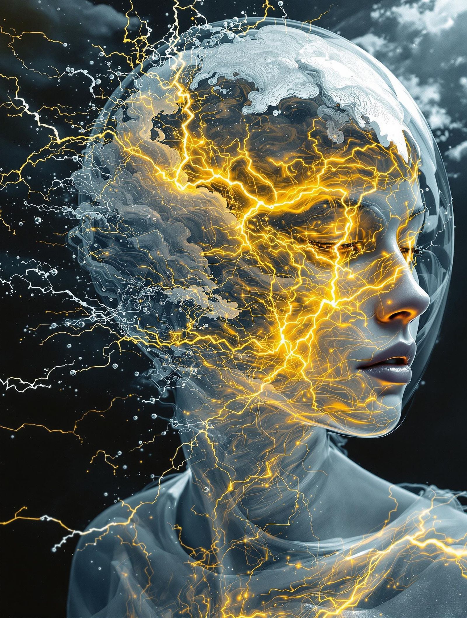 Ephemeral Form Trapped in Stormy Turbulence