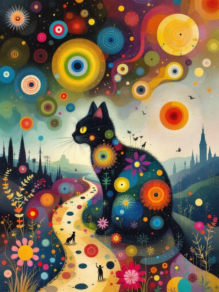 Feline, Hundertwasser, Journey