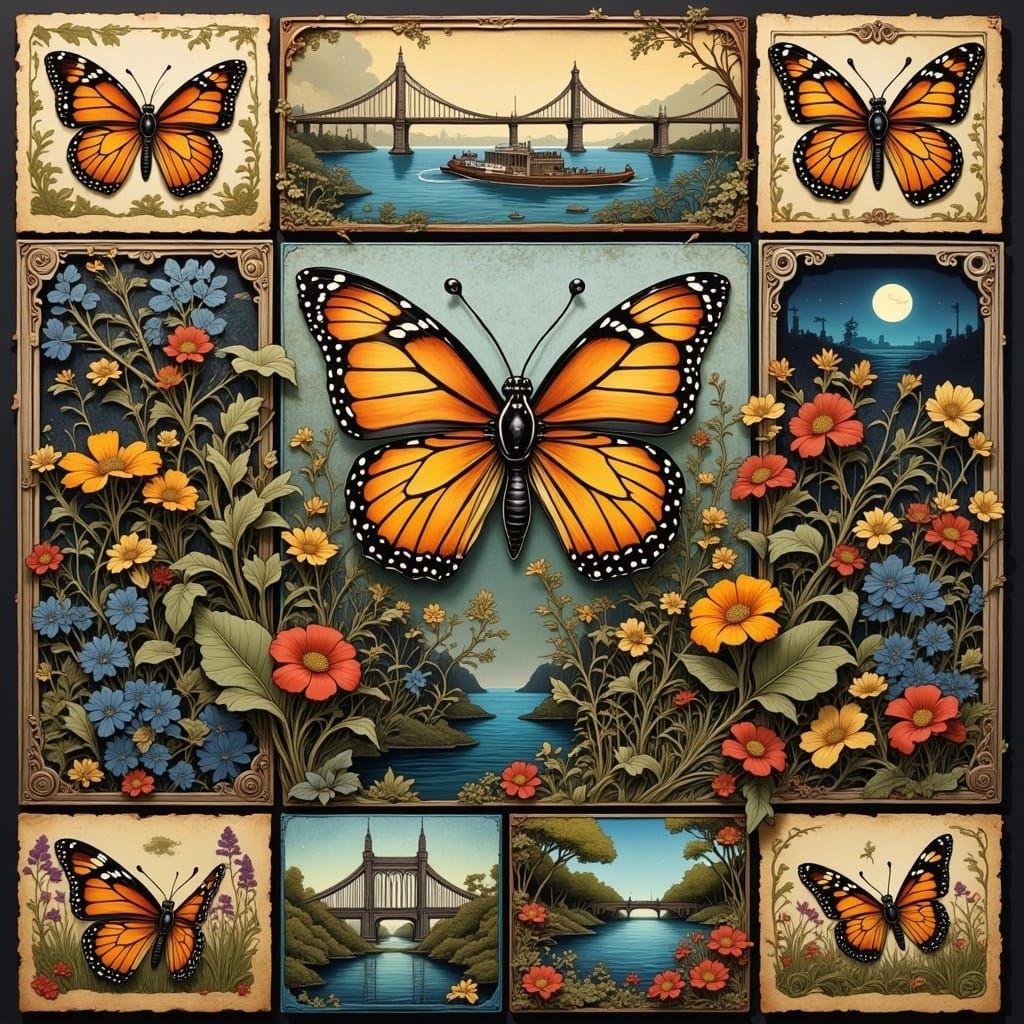 <lora:NightCritter 2p0:1.0> Grid of different scenes