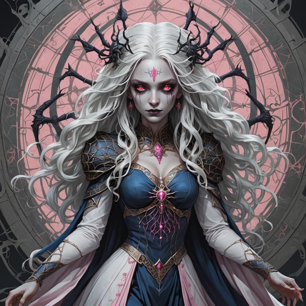 Drow Priestess of Lolth: A Vitruvian Study