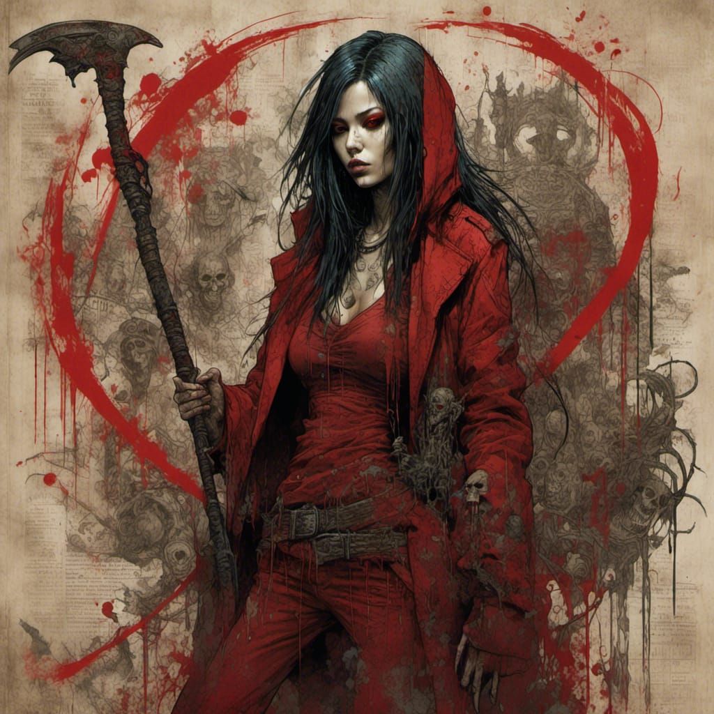 Wraith Seeks Souls in Grunge Poster Style