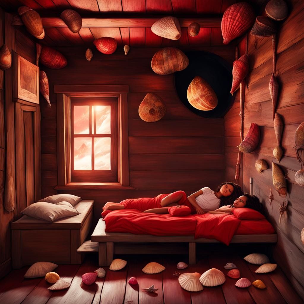Zendaya and Isabela Moner in a Red Room