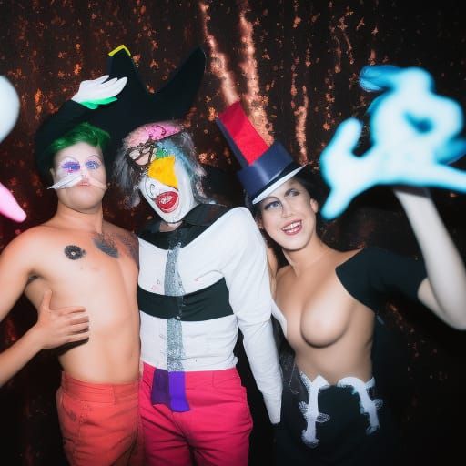 Gay Halloween Party: Professional Photography with Bokeh