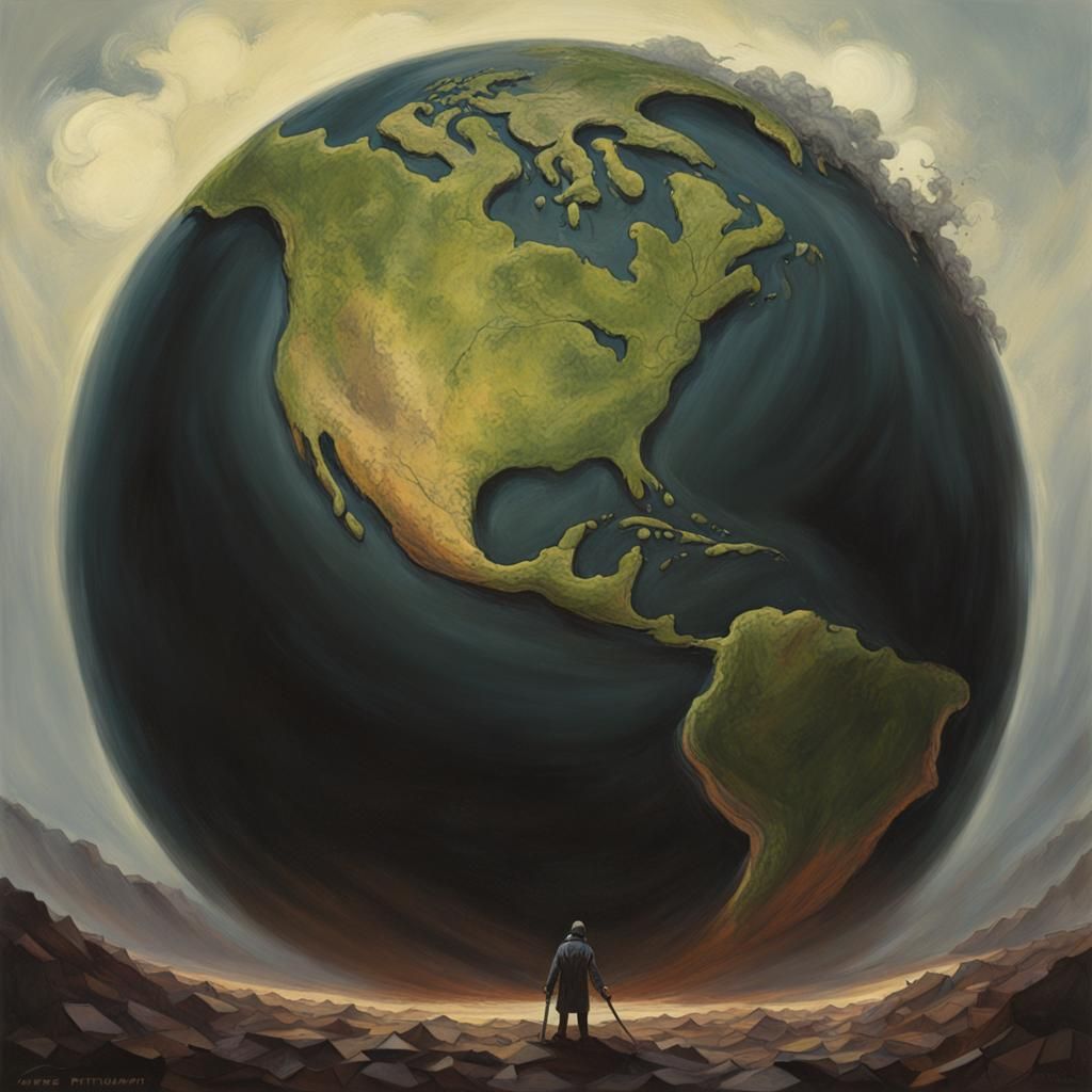Sinister Earth Art by Greg Rutkowski