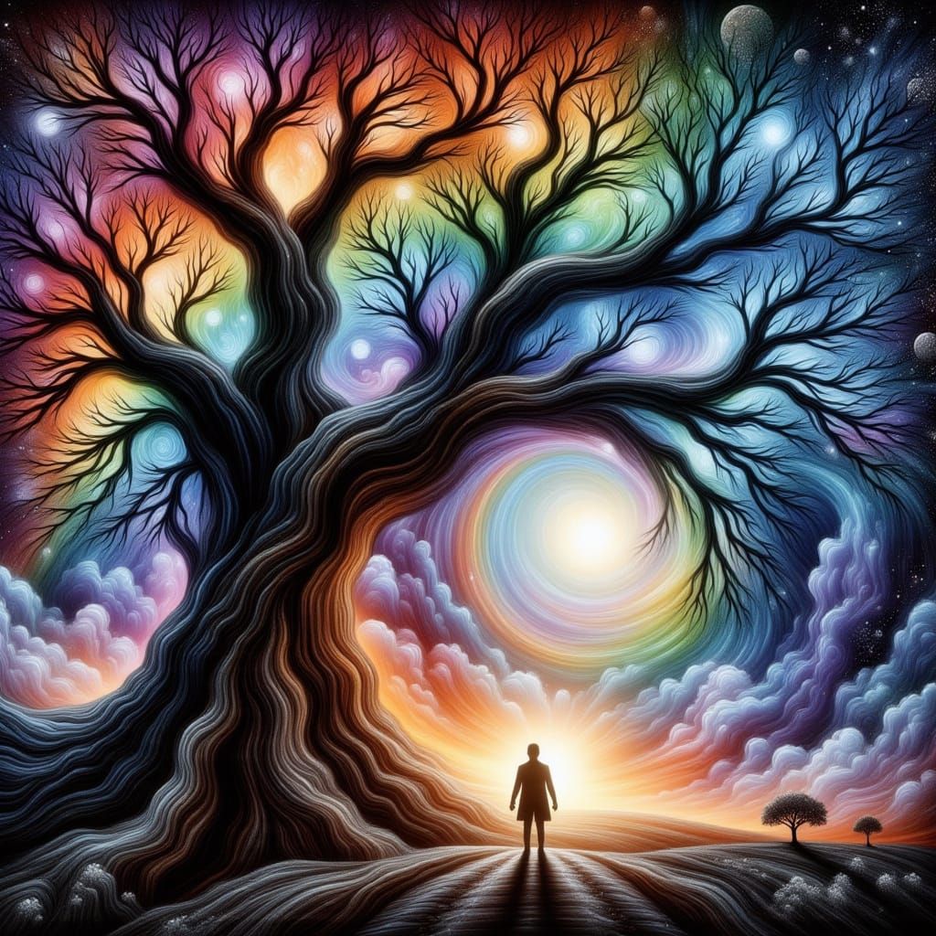 Majestic Tree Portal to a Fantastical World